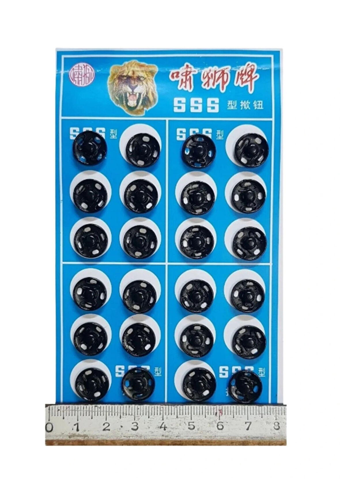 Çıt Çıt Model 2 Numara Siyah 24'lü