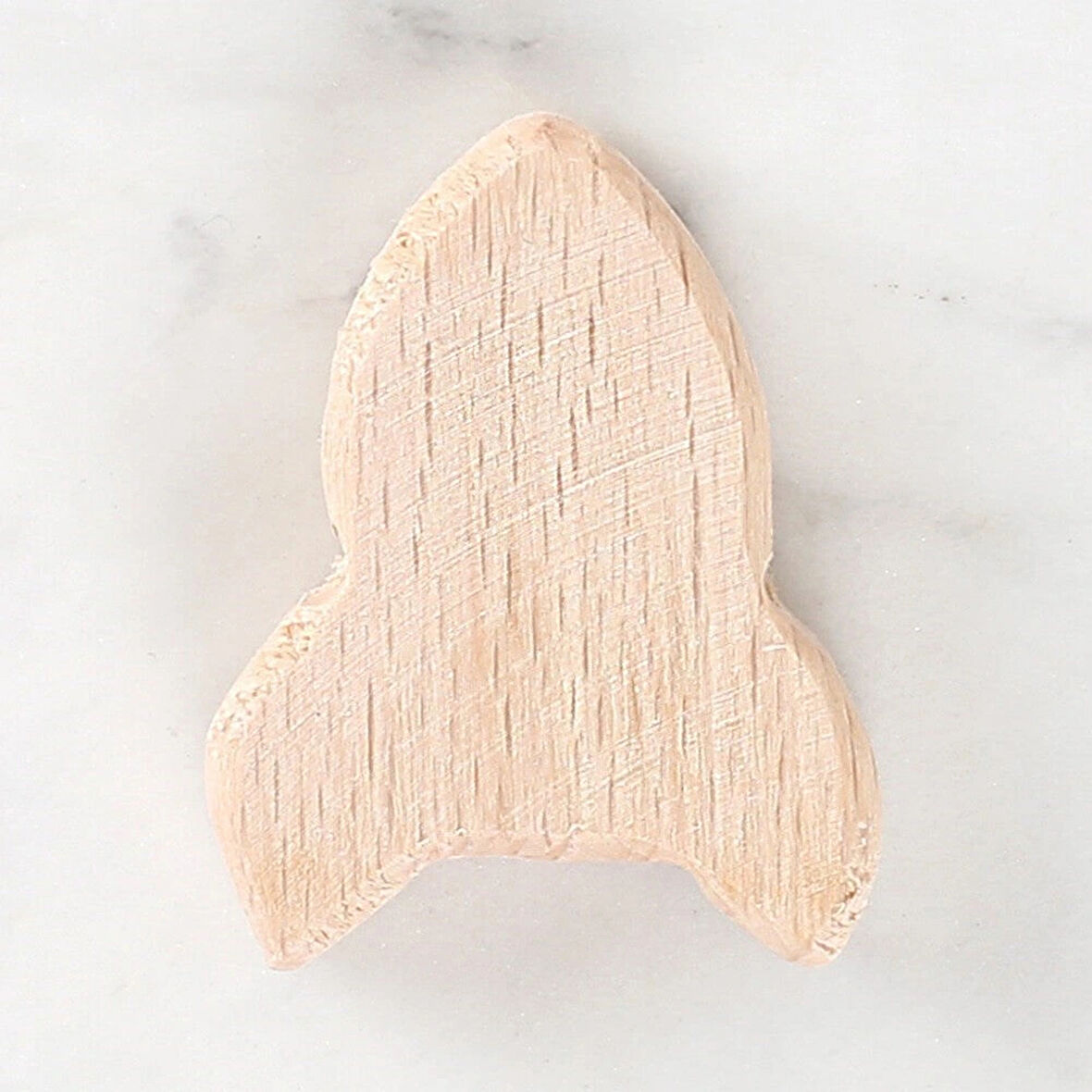 Leyloş Crafts Roket Figürlü Ahşap Boncuk