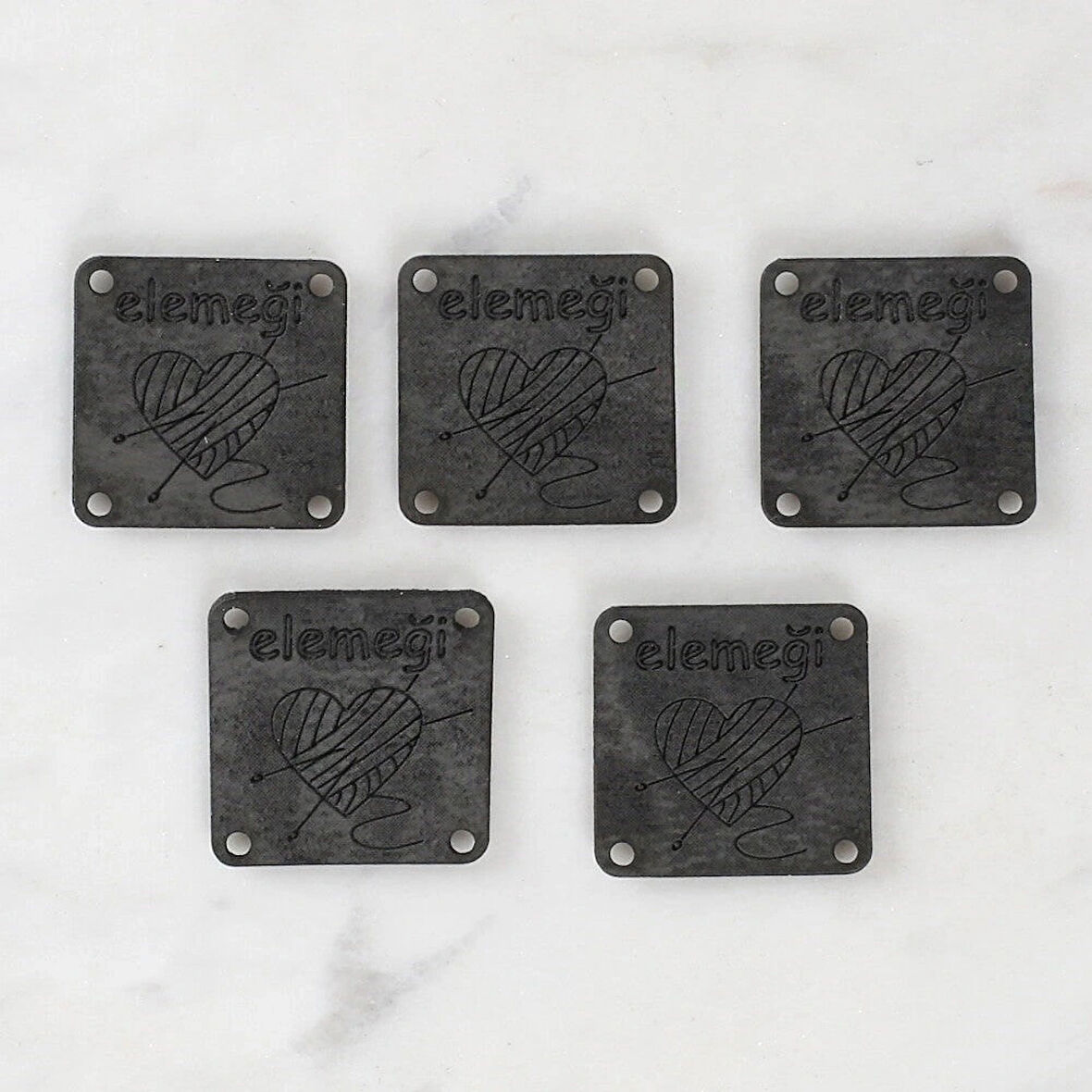 Leyloş Crafts Elemeği Deri Arma 5 Adet - 1568