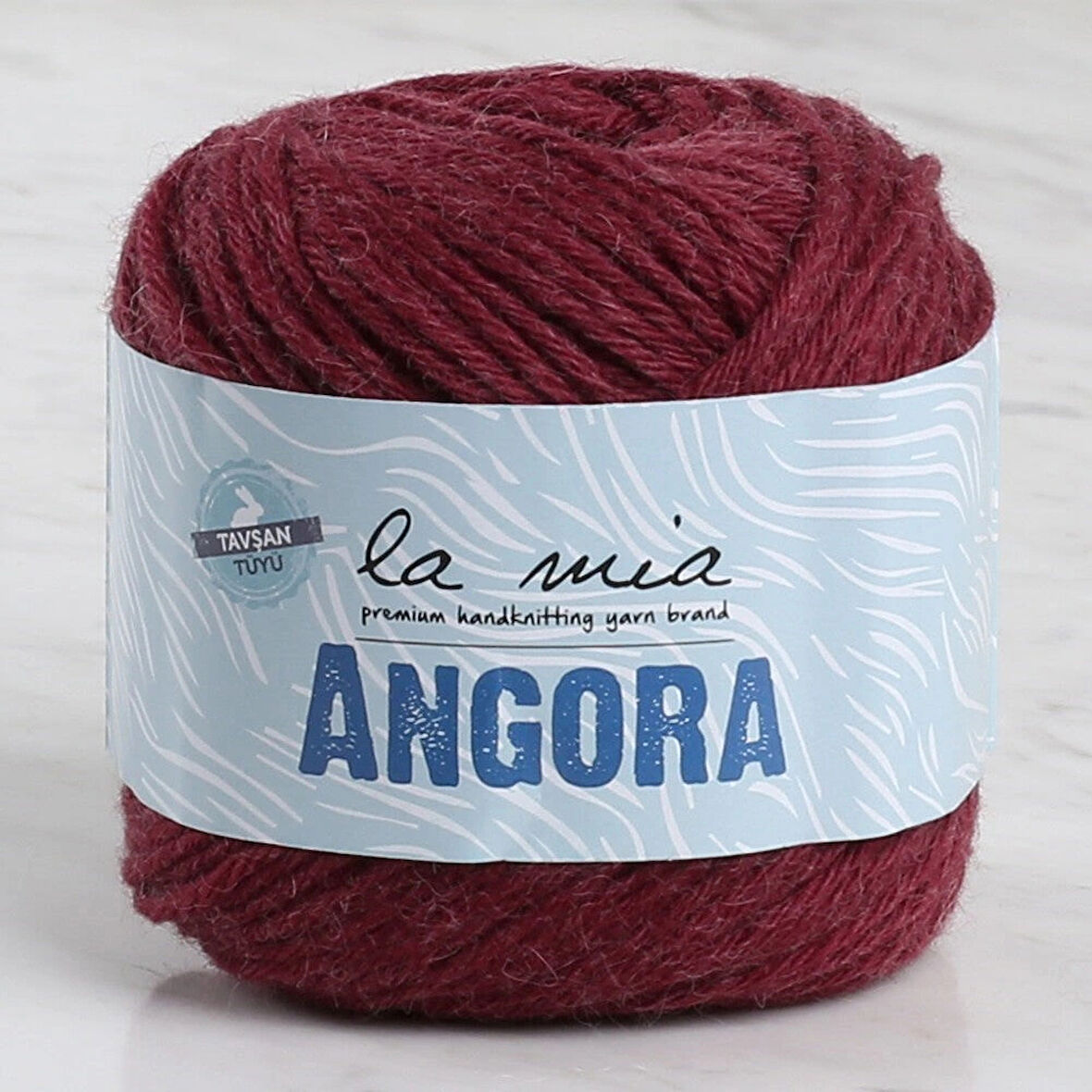 Leyloş Angora Bordo El Örgü İpi - L005 - 34217