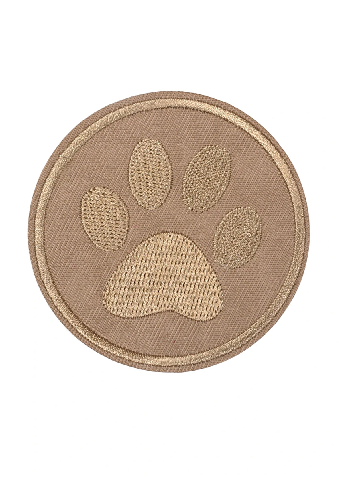 Aplike Ütü İle Yapışan Kahve Pati Arma 5 Cm