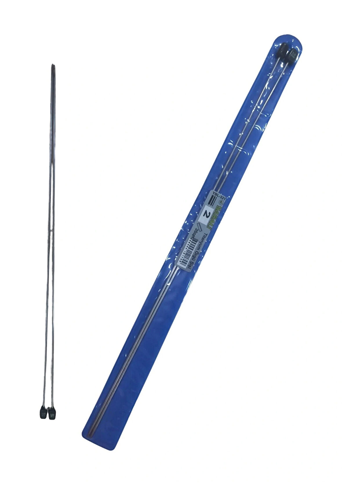 Örgü Şiş Titanyum 4 Numara 35 Cm