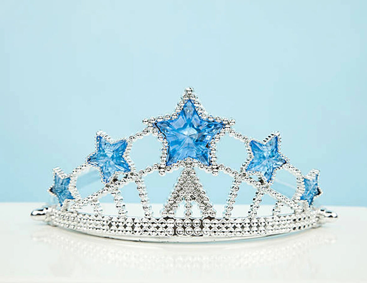 Plastik Kraliçe Prenses Tacı Çocuk Boy