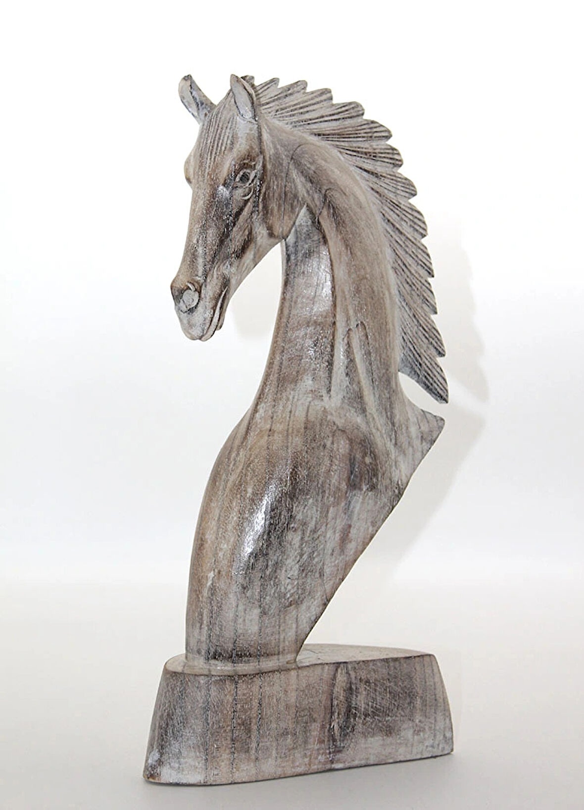 Ahşap At Büstü 40 Cm