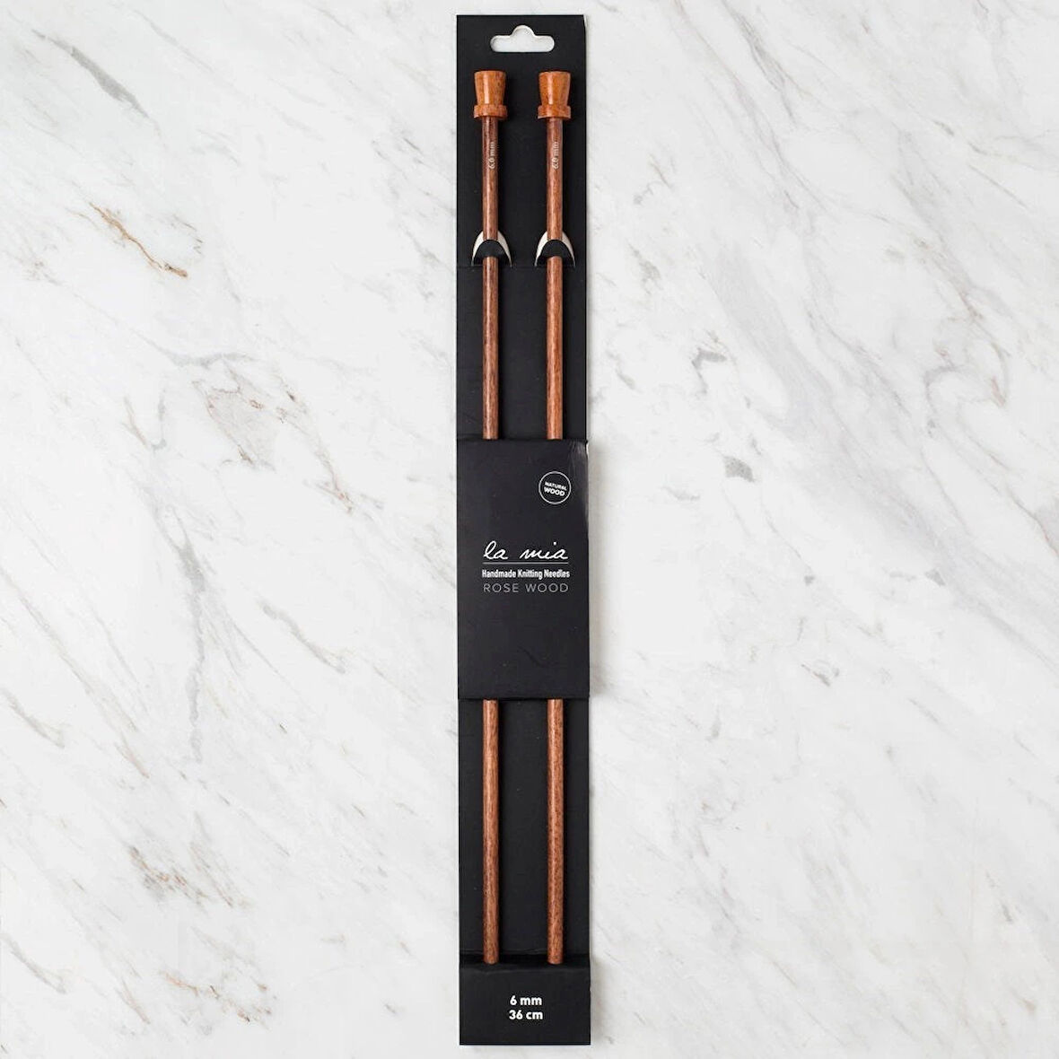 Leyloş Rosewood 6 Mm 36 Cm Ahşap Örgü Şişi