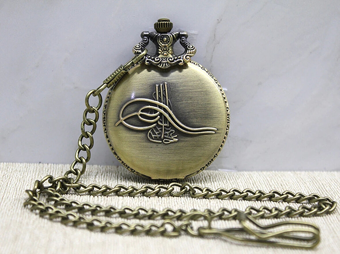 Osmanlı Tuğralı Köstekli Saat