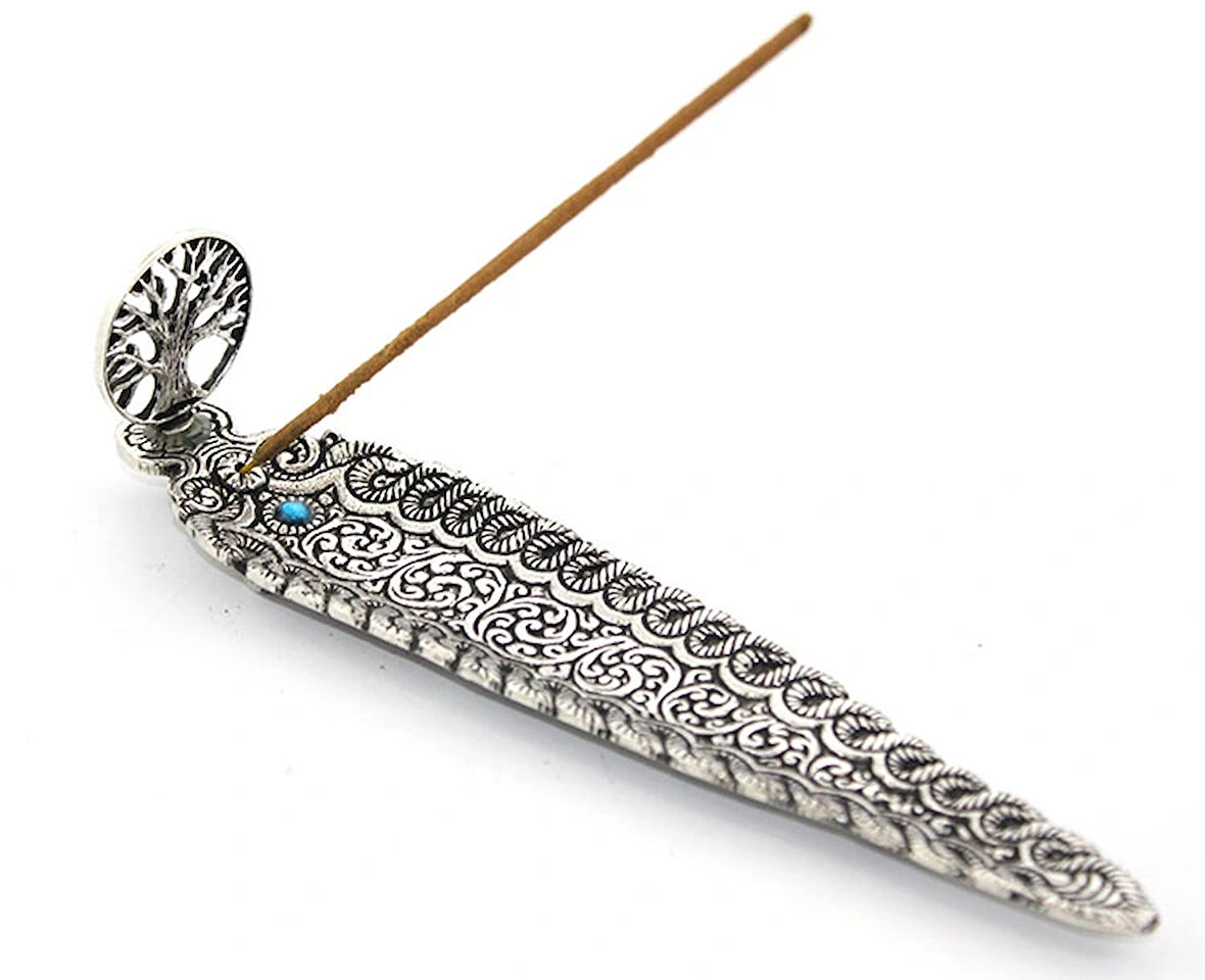 Metal Kayık Hayat Ağacı Tasarımı Tütsülük