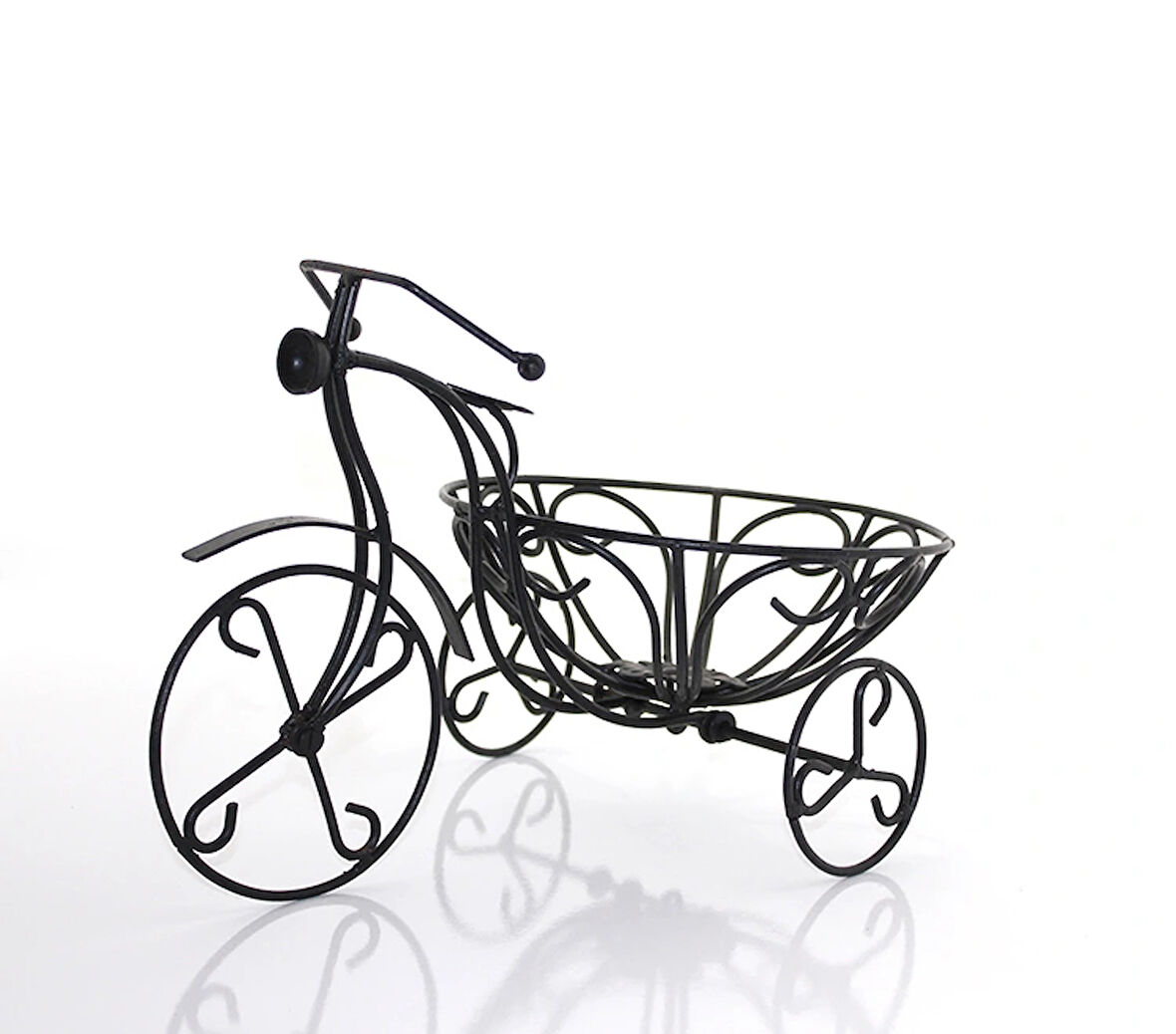 Ferforje Dekoratif Bisiklet Çiçeklik