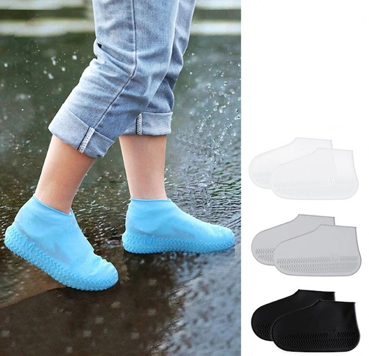 Su Geçirmez Ayakkabı Kılıfı L Beden