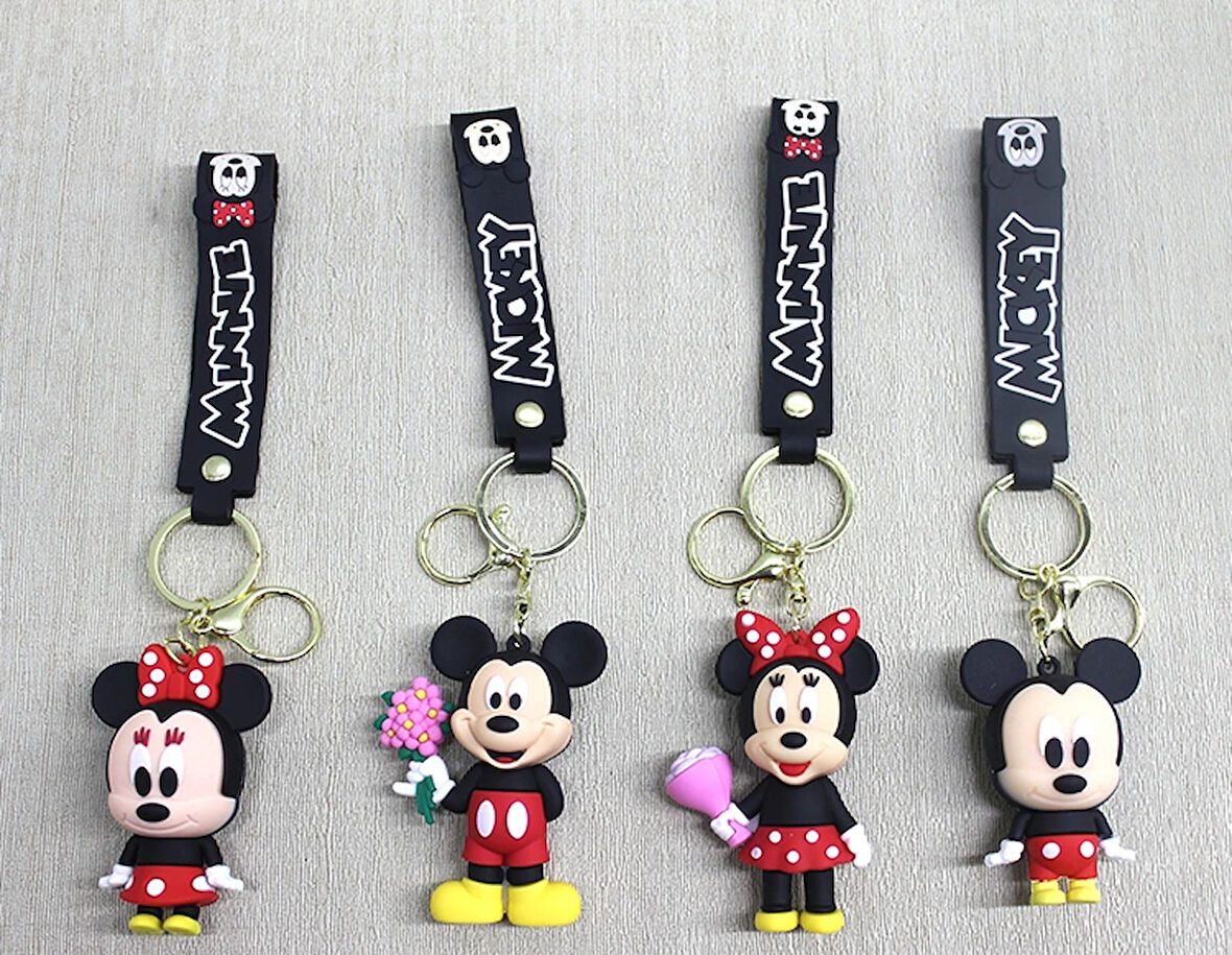 Mickey - Minnie Mouse Silikon Anahtarlık