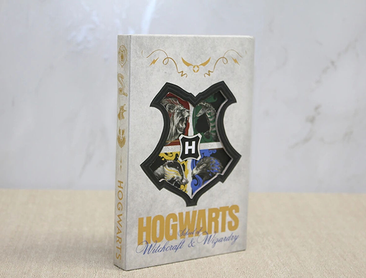 Harry Potter Hogwarts Amblemli Deri Defter