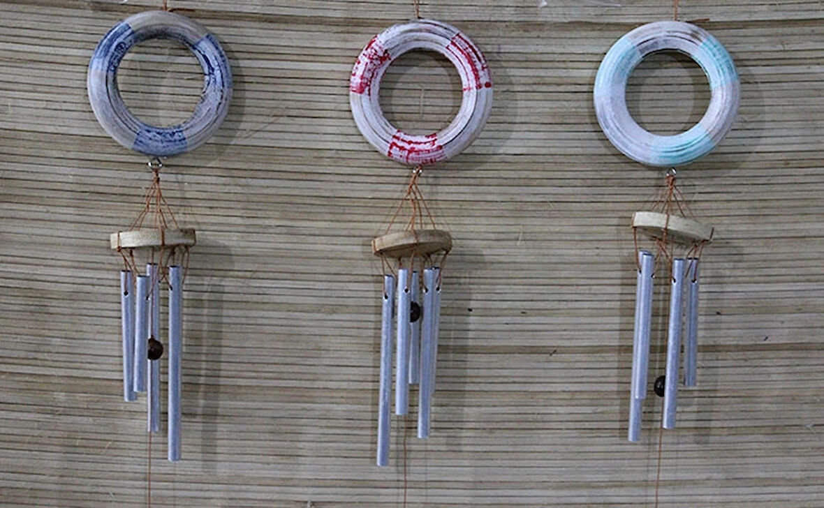 Üstü Ahşap Metal Çan Model 2