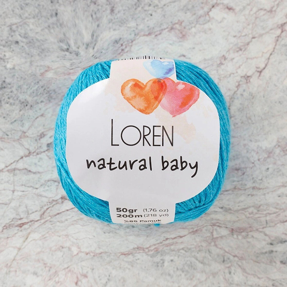 Leyloş Natural Baby Turkuaz El Örgü İpi - R091 - 33934
