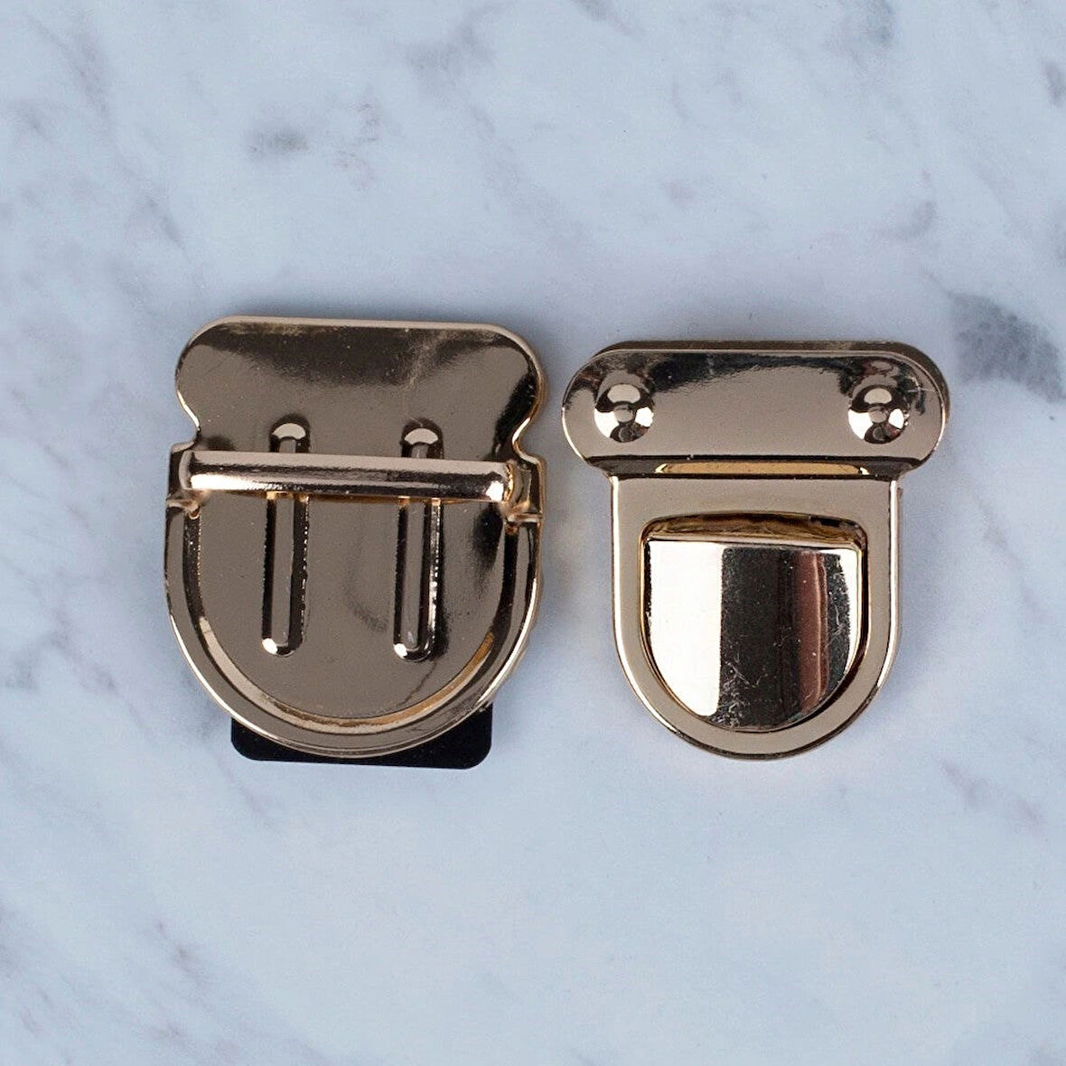 Leyloş Metal Çanta Kilidi Büyük Sarı