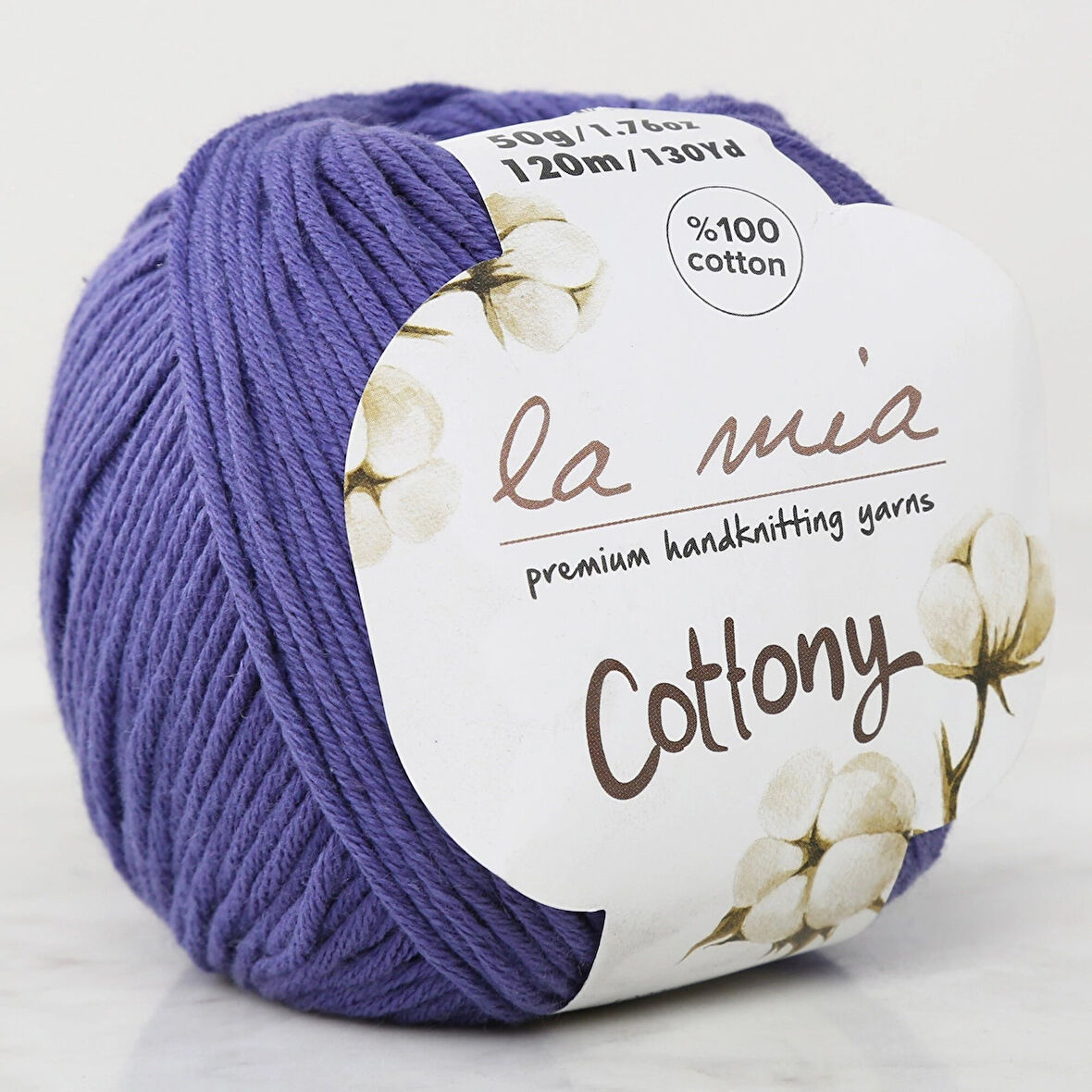 Leyloş Cottony Mor Bebek El Örgü İpi - P27 - 33659