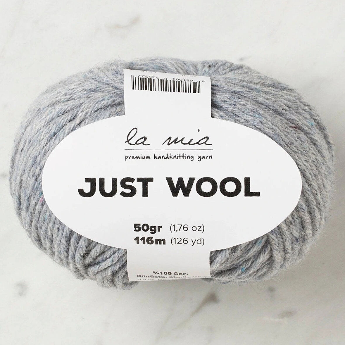 Leyloş Just Wool Açık Gri El Örgü İpi - Lt002 - 33842
