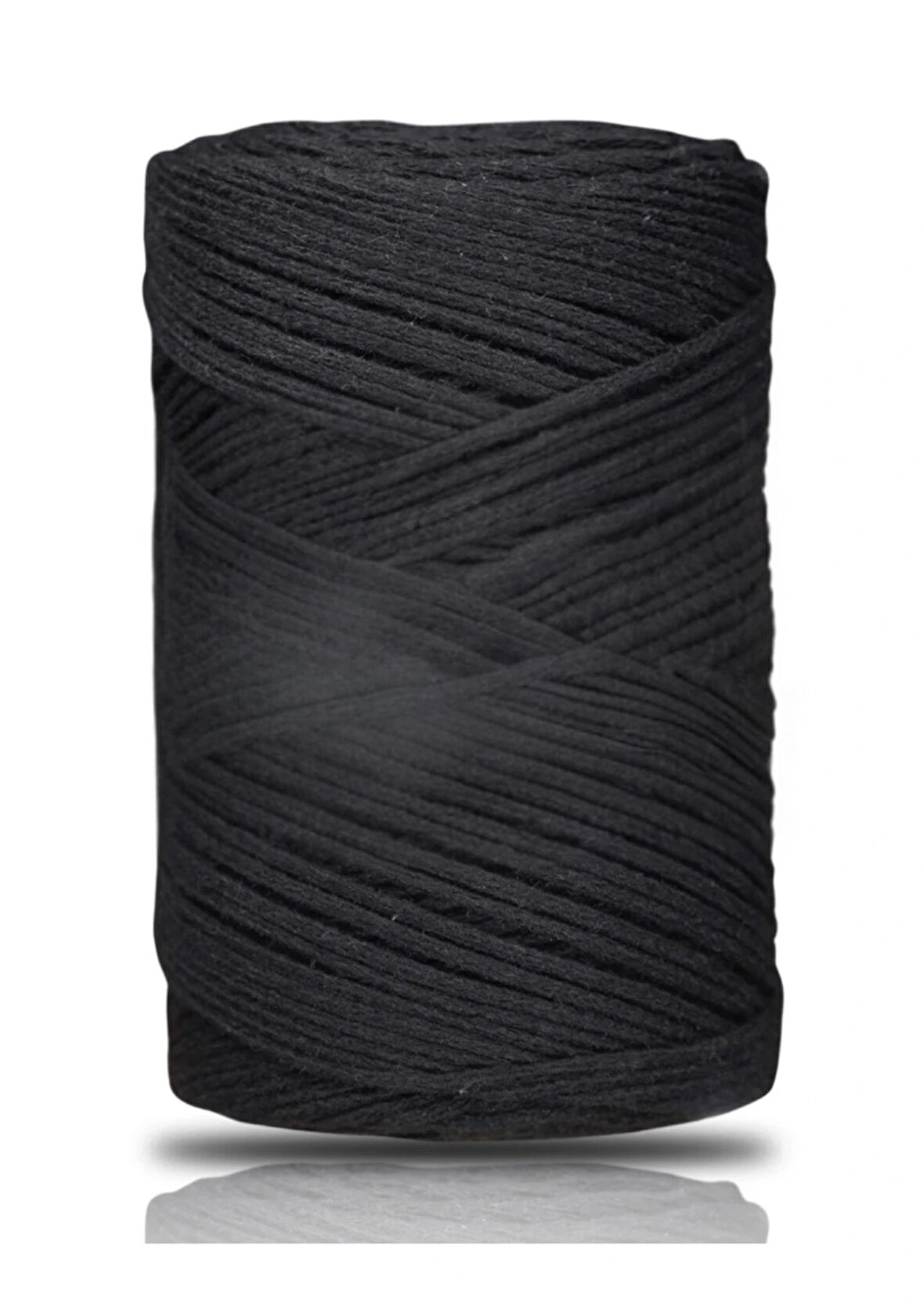 Pamuk Makrome 2 Mm Siyah
