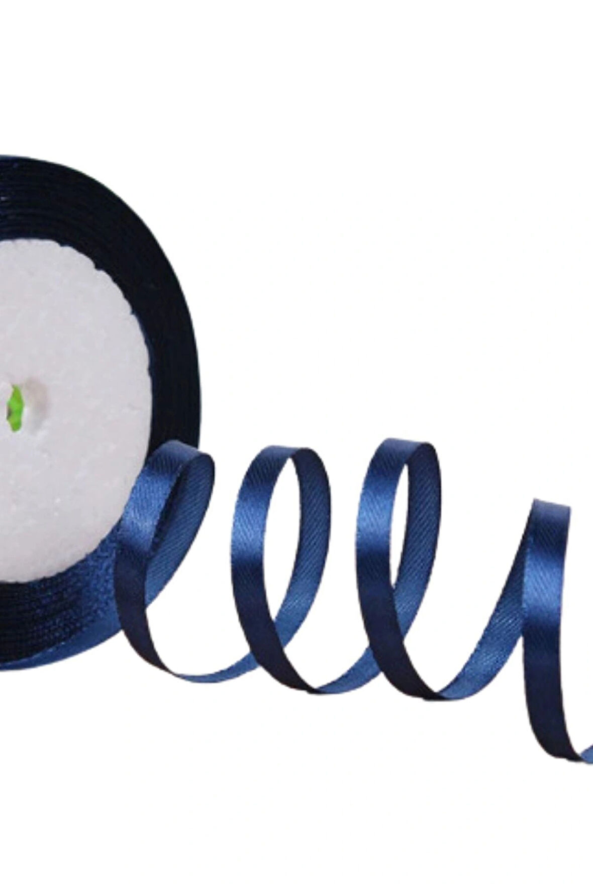Saten Kurdele 3 Cm 10 Metre Lacivert