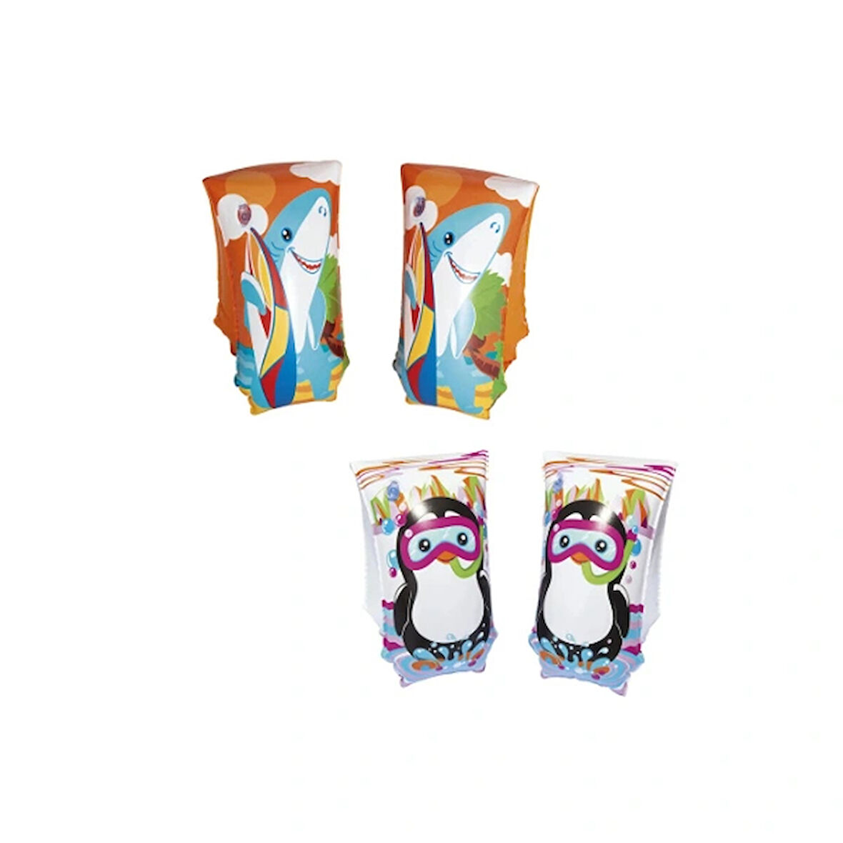 Sevimli Hayvan Desenli Büyük Çocuk Deniz Kolluğu (6-12 Yaş)