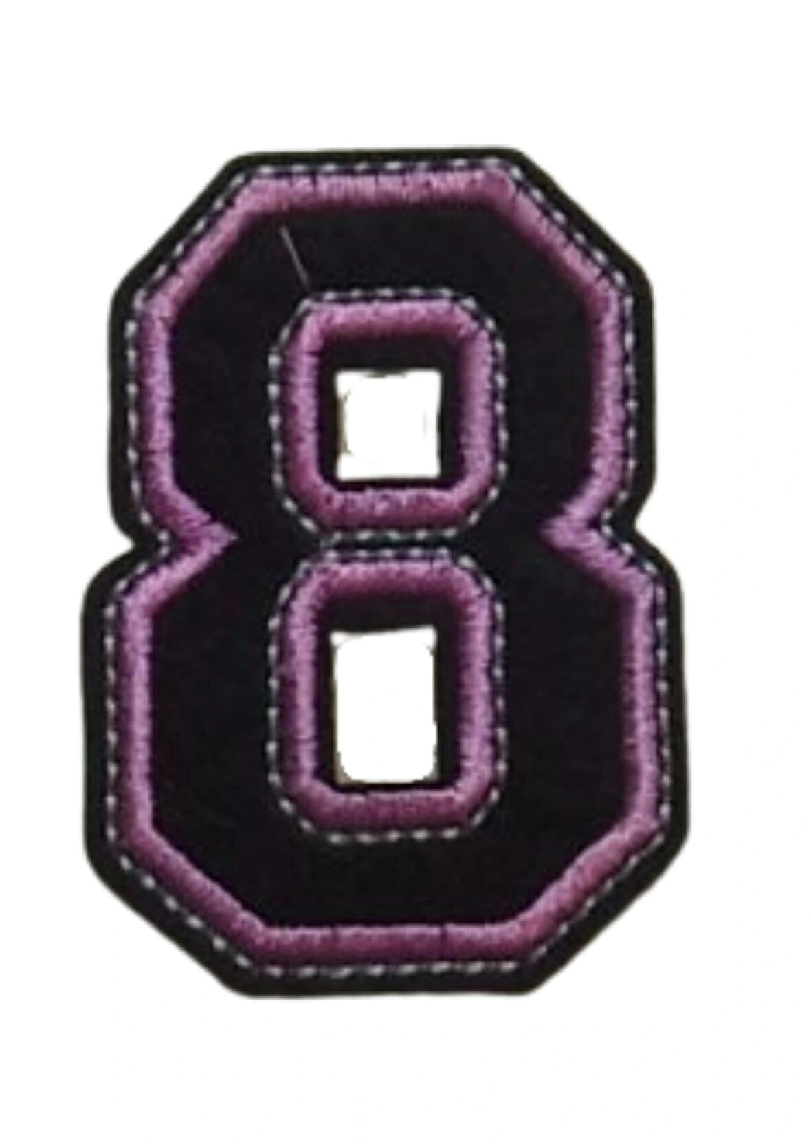 Aplike Ütü İle Yapışan 8  Rakamı  Arma 3x4 Cm