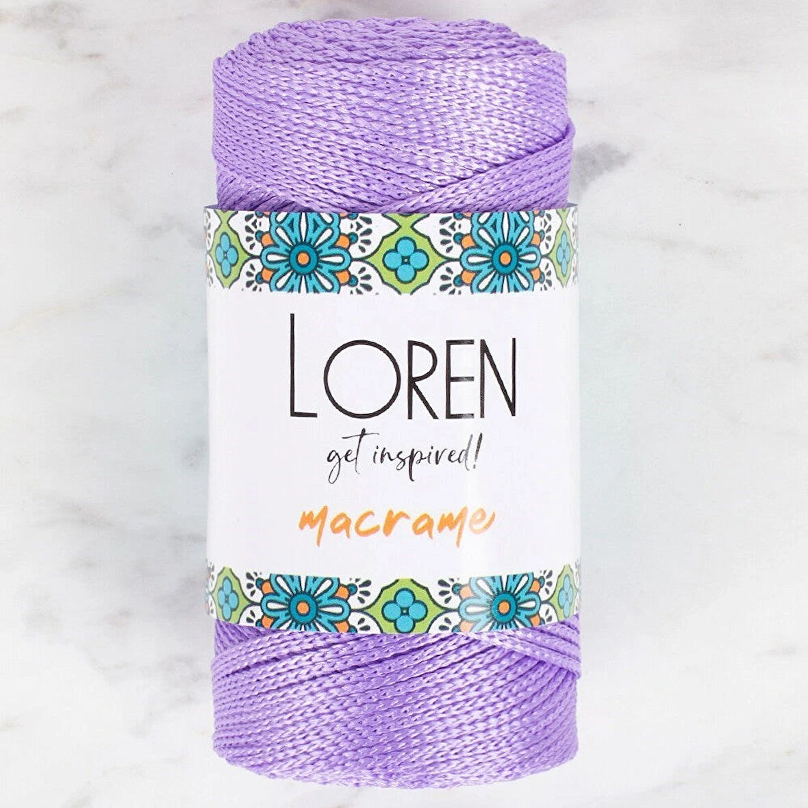 Leyloş Macrame Lila El Örgü İpi - Rm 0130 - 34336