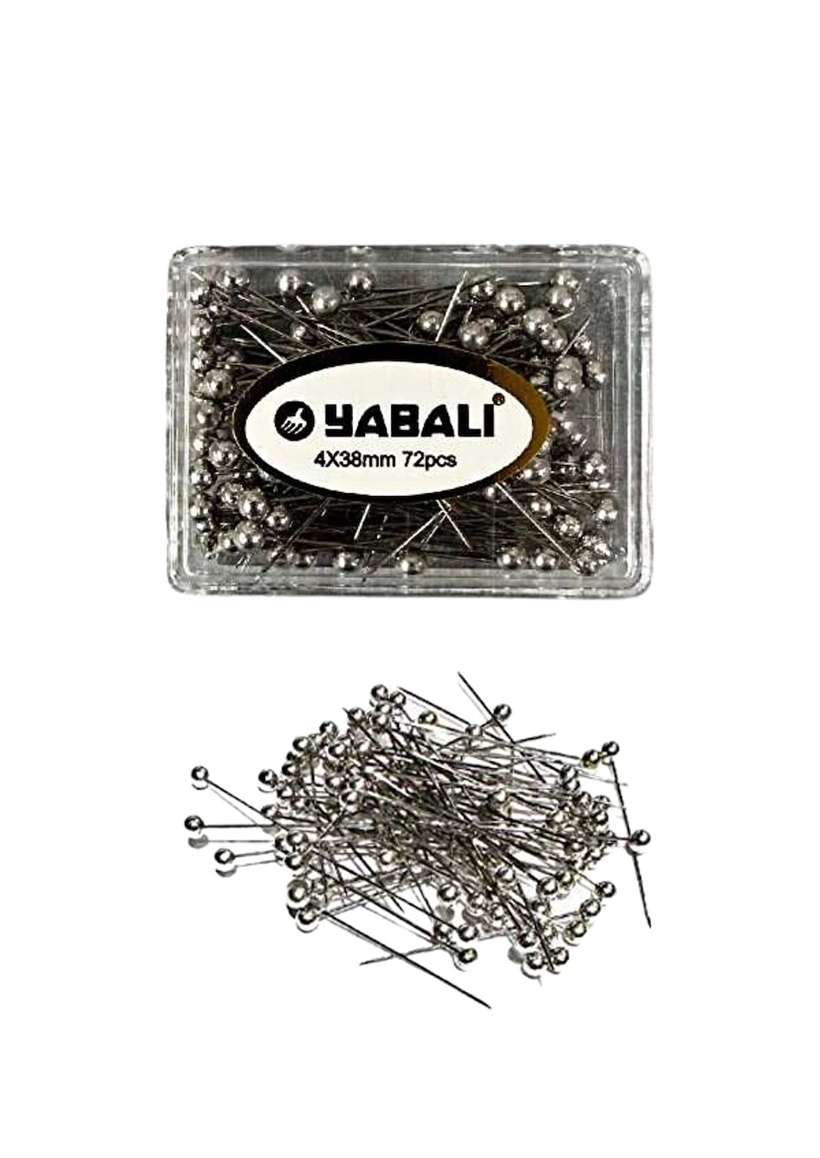 Toplu İğne Gümüş 72'li 4x38 Mm