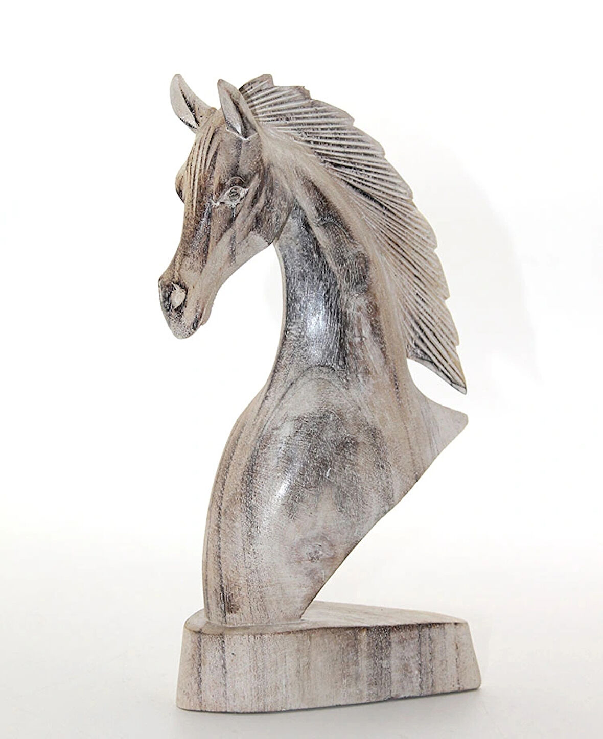 Ahşap At Büstü 25 Cm