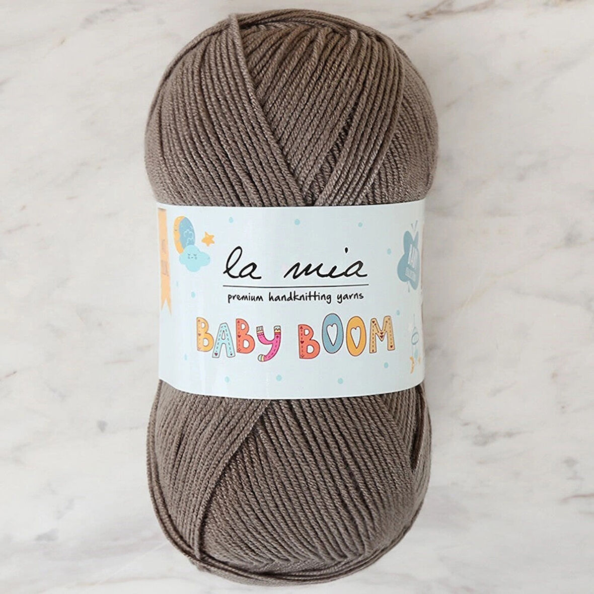 Leyloş Baby Boom Gri El Örgü İpi - 1921 - 34143