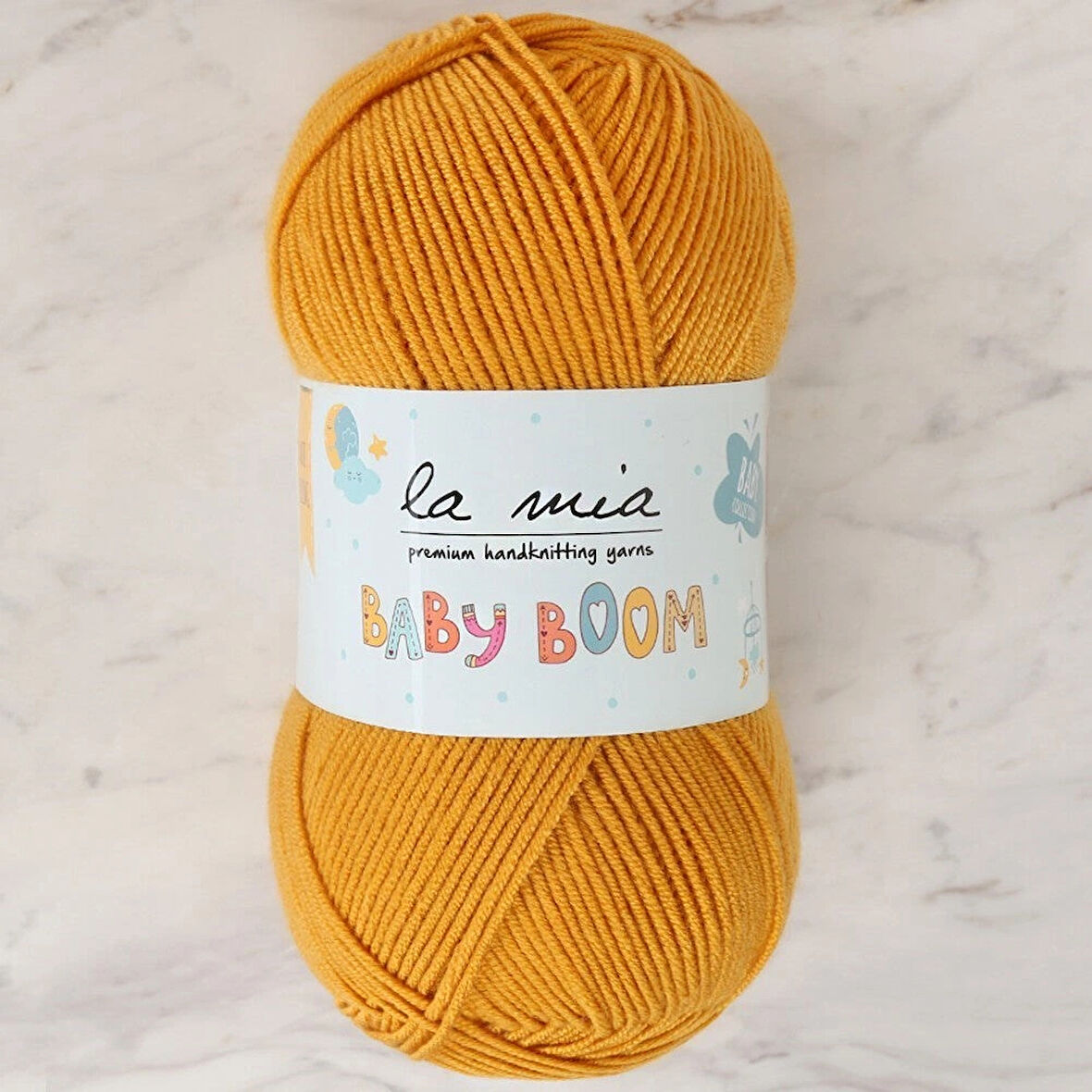 Leyloş Baby Boom Hardal El Örgü İpi - 257 - 34454