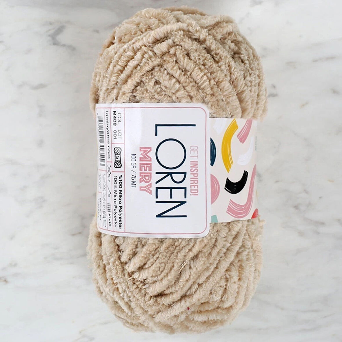 Leyloş Mery Bej El Örgü İpi - M408 - 34315