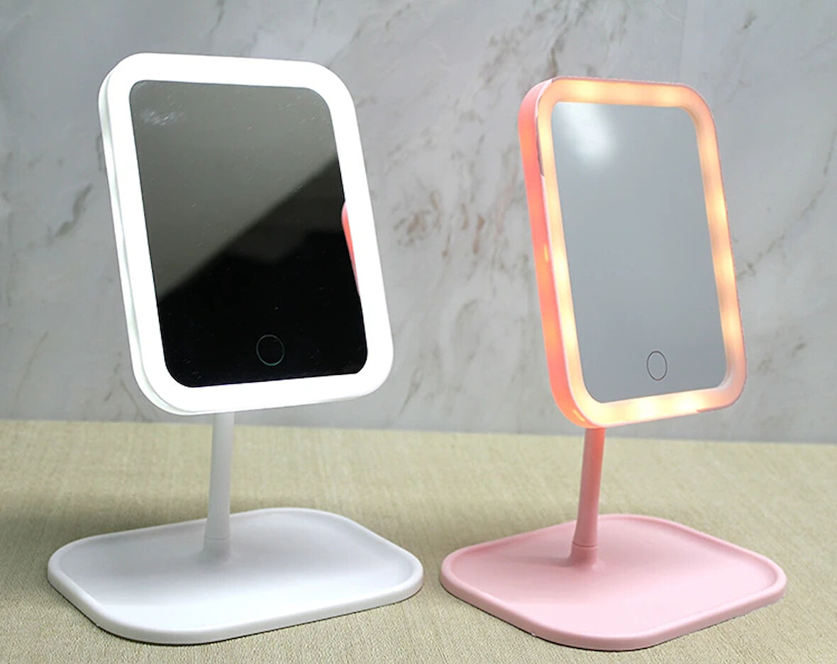 Dikdörtgen Led’li Makyaj Aynası