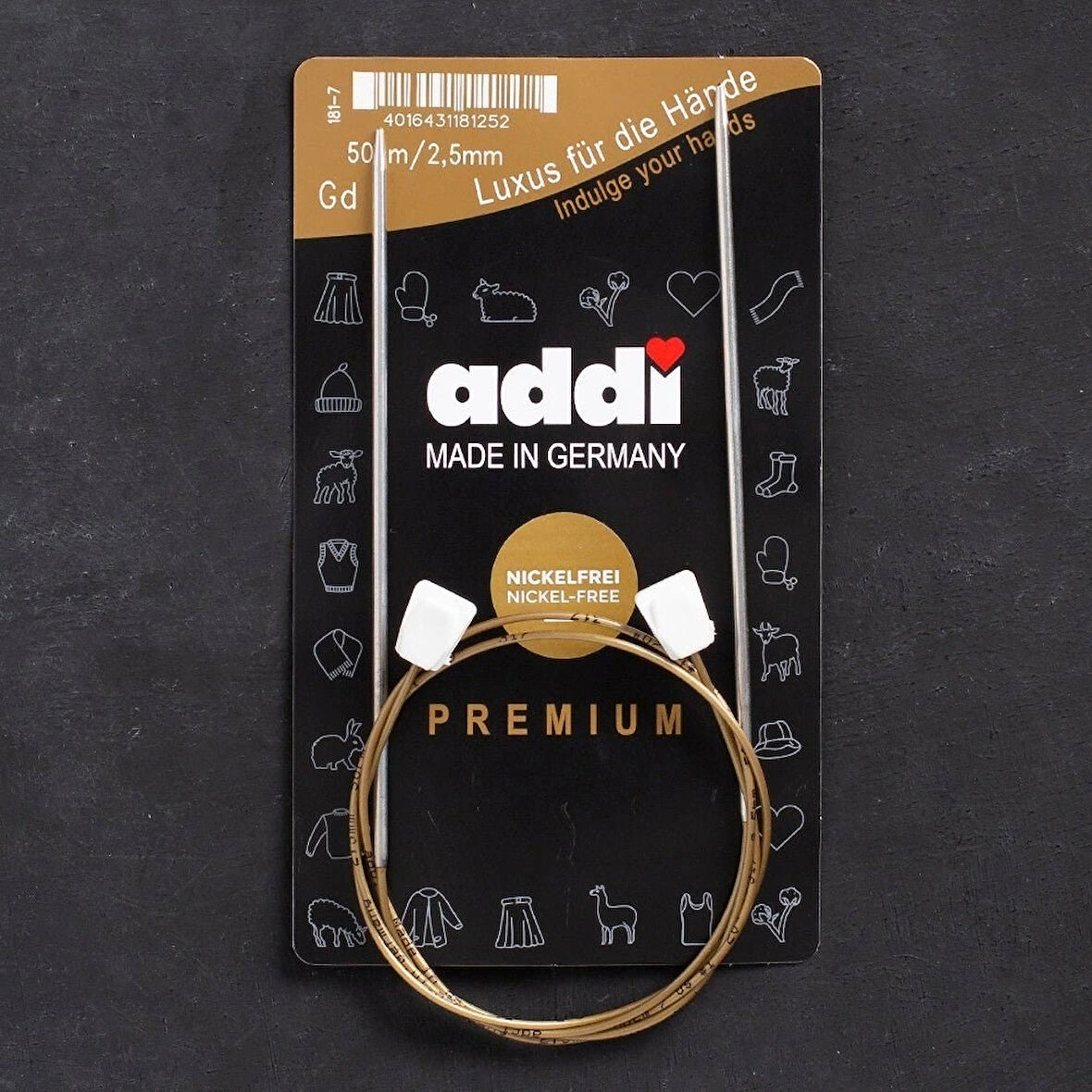 Leyloş Flexi-bel 2,5mm 50cm Esnek Örgü Şişi - 181-7