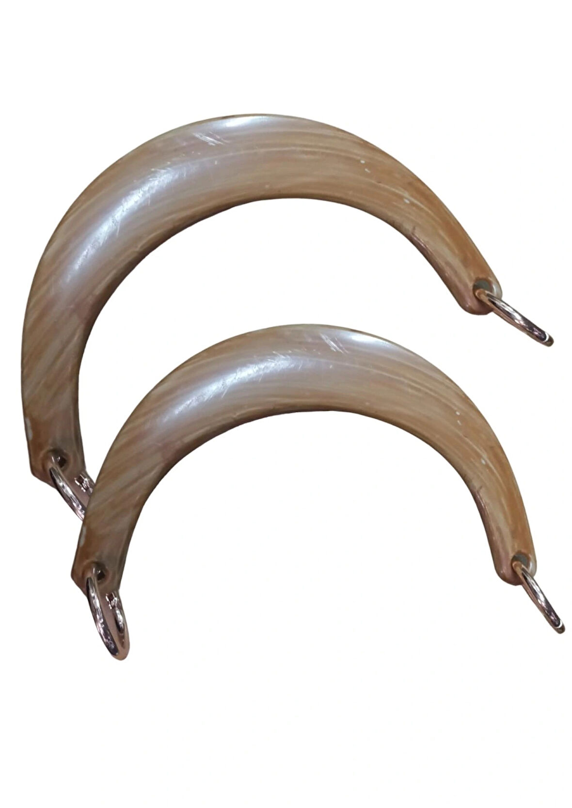 Çanta Sapı Ay Model Açık Kahverengi 17 Cm