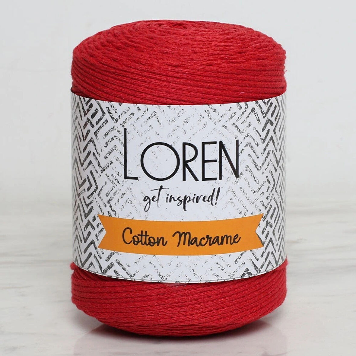 Leyloş Cotton Macrame Kırmızı - R095 - 34374