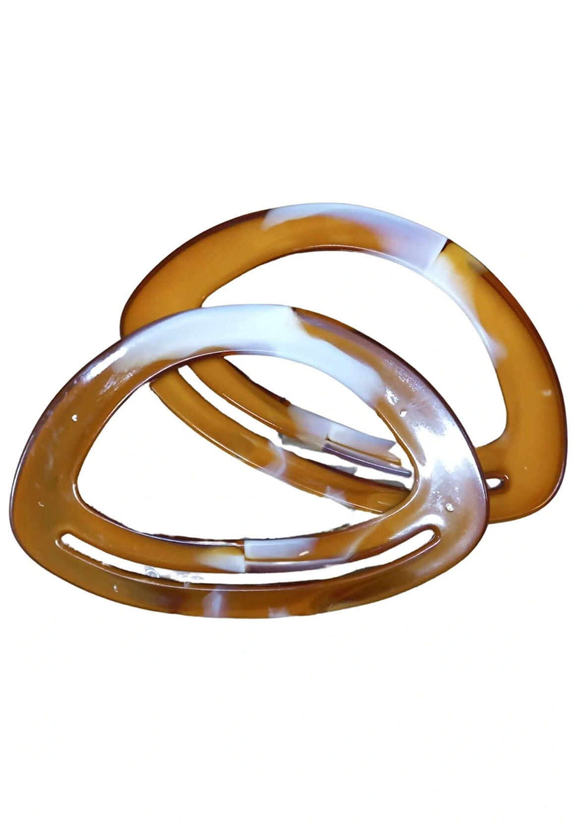 Çanta Sapı Oval Kahverengi 18 Cm