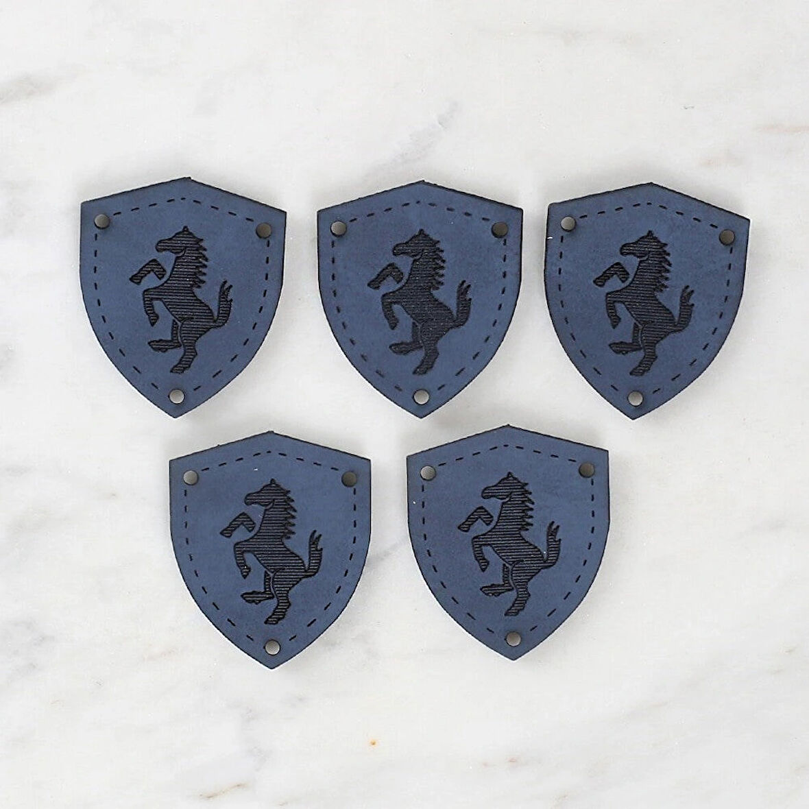 Leyloş Crafts Figürlü Deri Arma 5 Adet - 1580