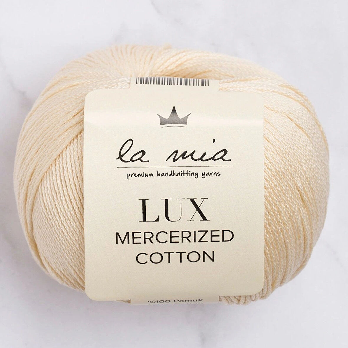 Leyloş Lux Mercerized Cotton Bej El Örgü İpi - 174 - 33752
