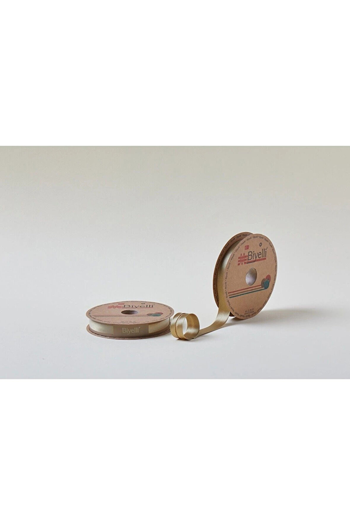 Leyloş Saten Katlı 035 Kahverengi 2 Cm 25 Metre %100 Polyester