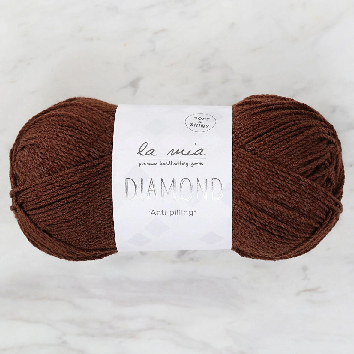 Leyloş Diamond Koyu Kahverengi El Örgü İpi - L158 - 33732