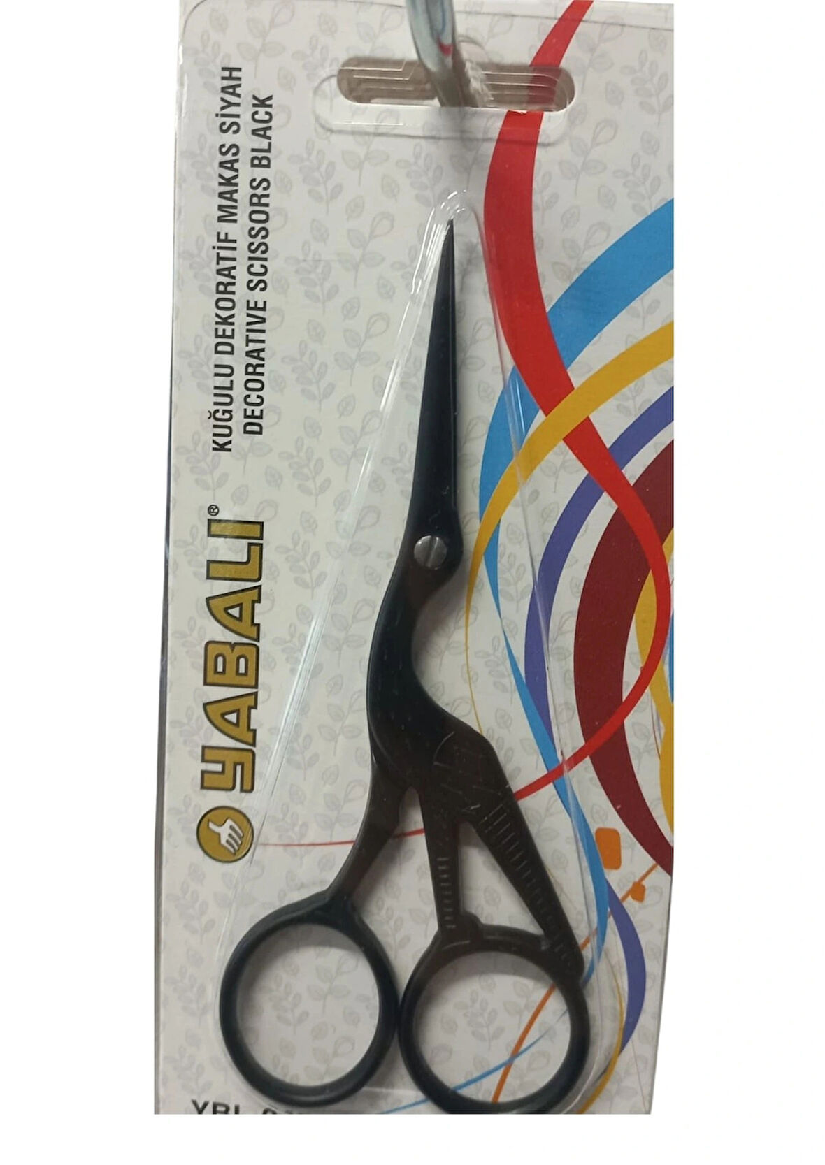 Nakış Makası Kuğulu Dekoratif Makas Siyah  Ybl-045 Model 11