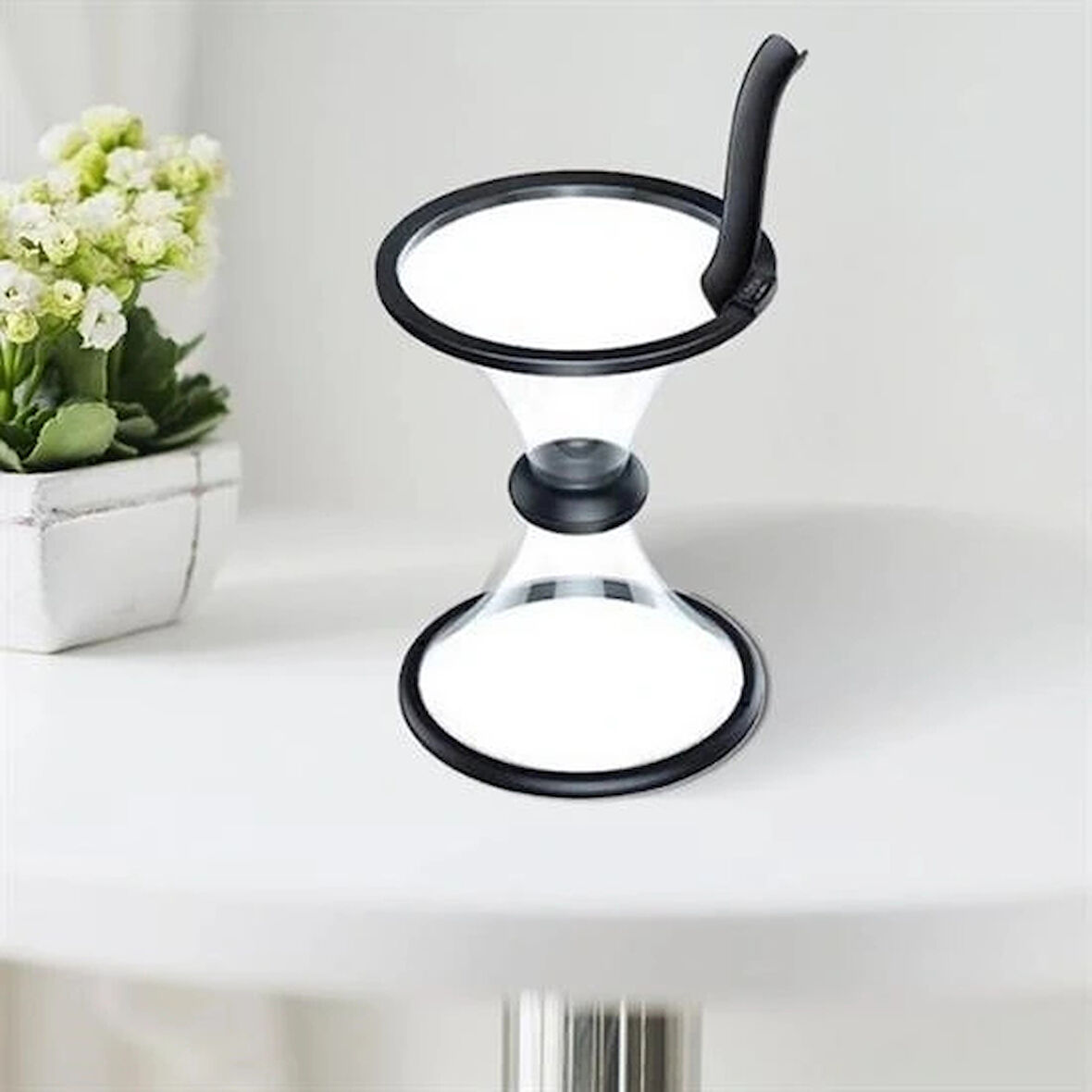 Leyloş Eğlenceli Huni Şeklinde İlginç Şeffaf Para Biriktirme Kumbarası