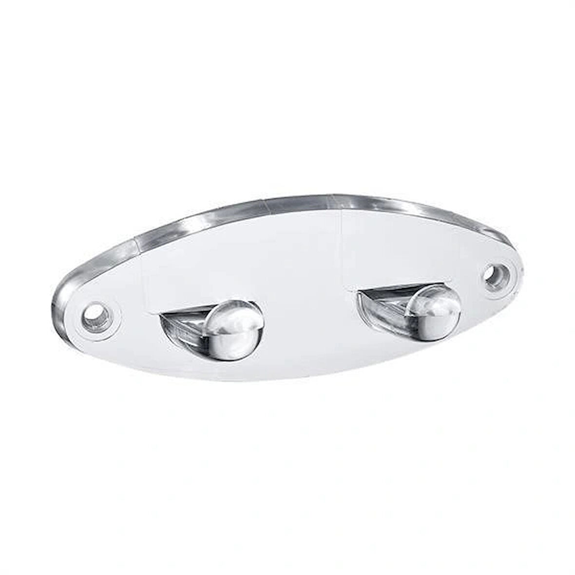 Leyloş Akrilik Bornoz Askısı Bornozluk 2li Banyo Bornoz Askı Aparatı