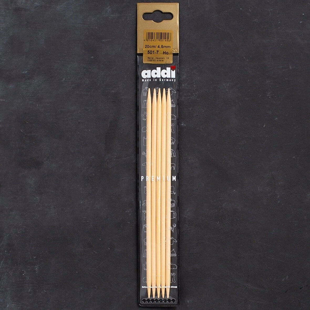 Leyloş Bambus 4,5mm 20cm Bambu Çorap Şişi - 501-7