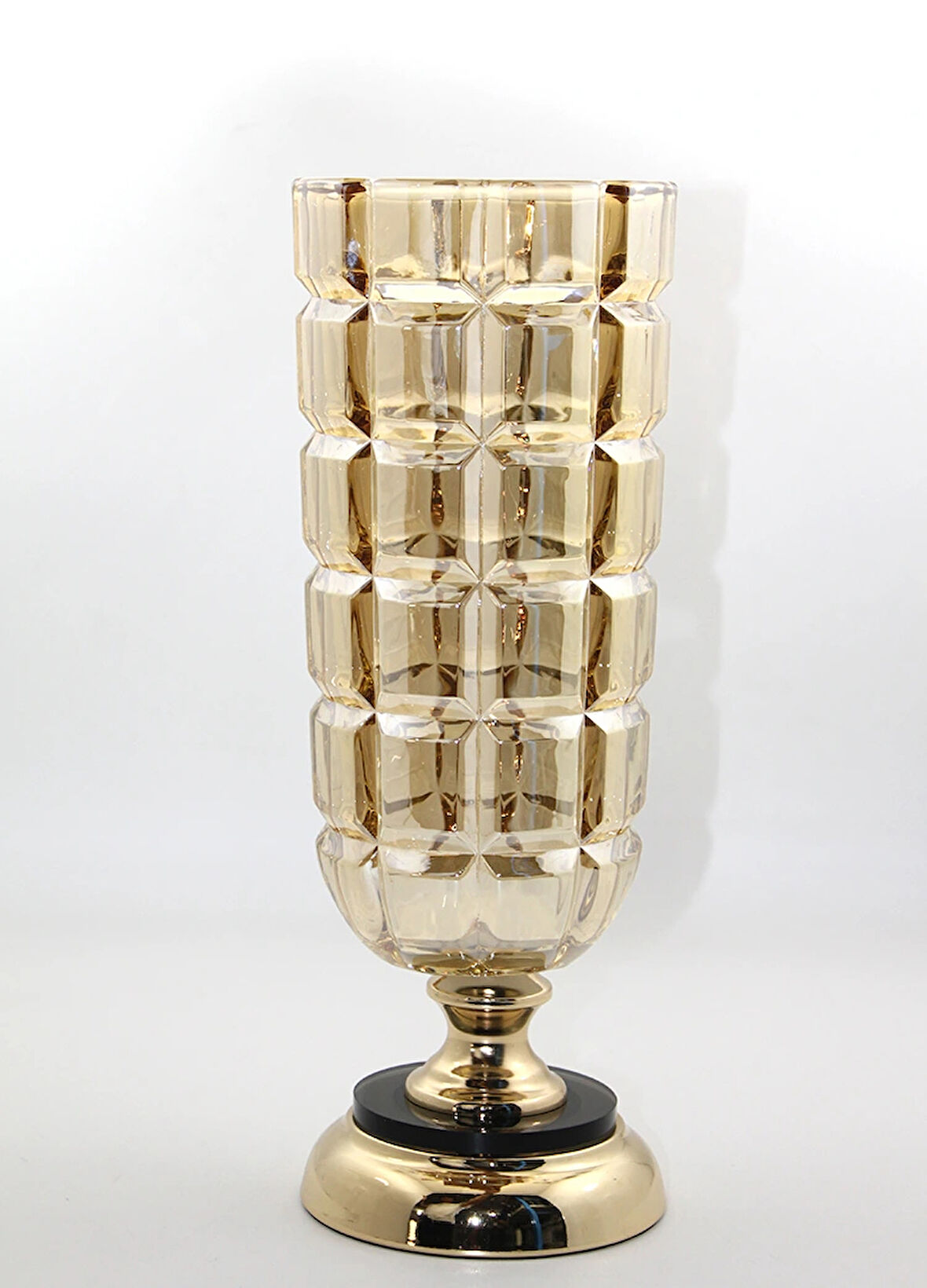 Cam Şamdan Tekli Model 4