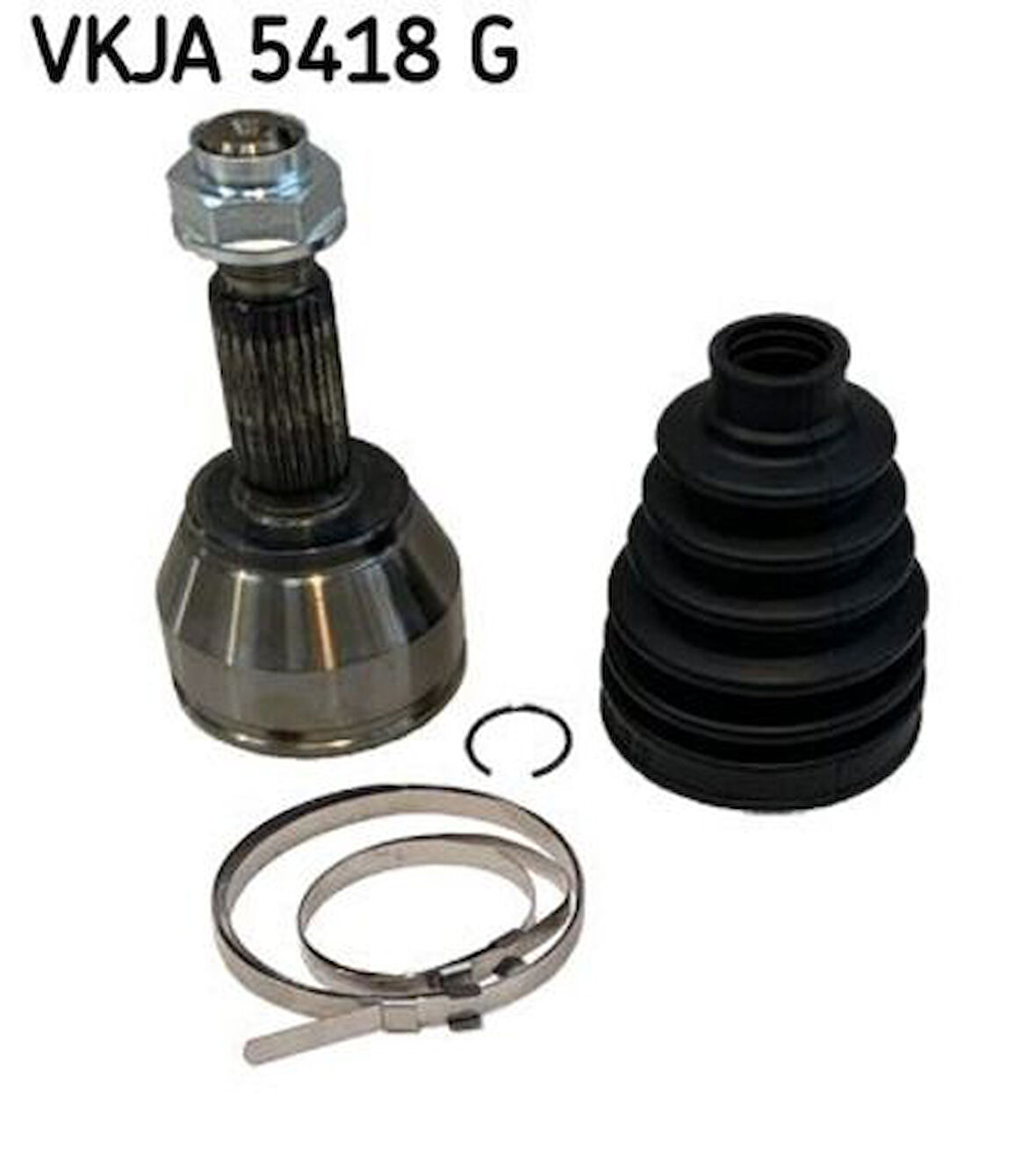 Skf Vkja5418G Aks Kafası Dış Tamir Takımı Olcu (Diş Freze 25. İç Freze 22. Conta Cap I 53.3 Uzunluk 140Mm) Fıesta 1.3 1.25 1.4Tdcı 1.4 16V 01>16 Fusıon 1.6 16V 01>11