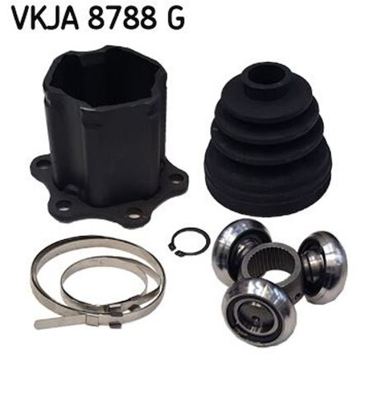 SKF VKJA8788G Aks Kafası İç A3 Leon Toledo Octavia Caddy III Golf V VI Jetta III Passat Scirocco Touran 1.9 TDI 2.0 TDI 04- 1K0498103E