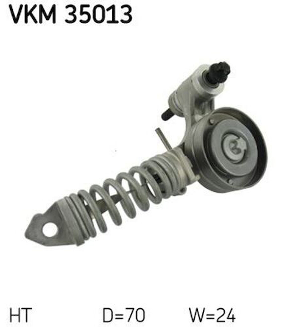SKF VKM35013 Alternatör Gergi Rulmanı Kütüklü Astra F-G-H-J 1.0-1.2-1.4Corsa B-C-D 1.0-1.2-1.4-Combo 1.4-Meriva 6340553