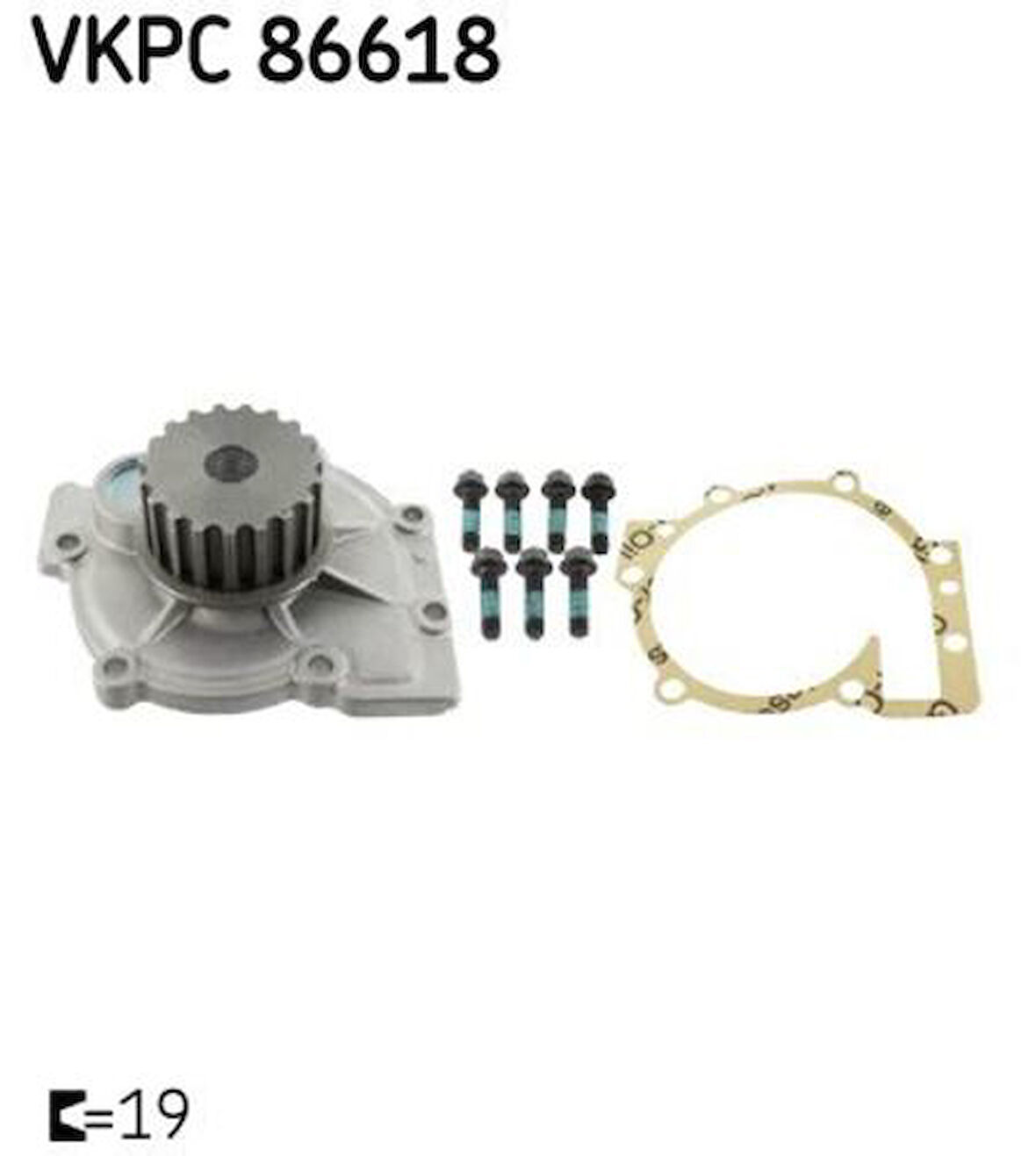 SKF VKPC86618 Devirdaim Laguna I Safrane S40 V40 V50 S60 S70 2.0 16V Focus II Kuga Mondeo IV S Ma2.4 7438610035