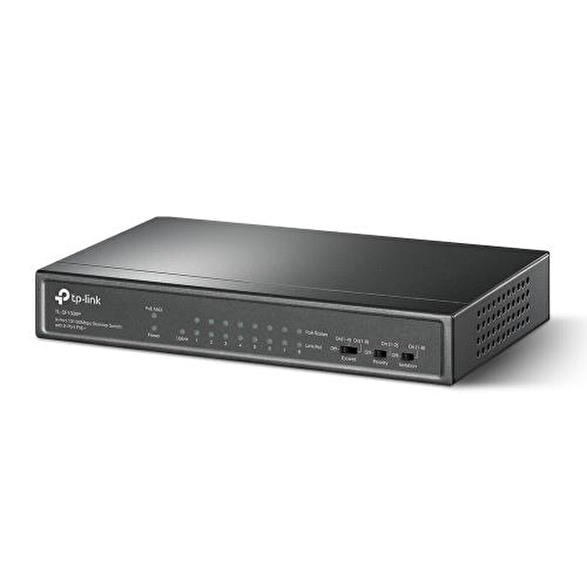 TP-LINK OMADA TL-SF1009P, 8 Port, MegaBit, Metal Kasa, 8 Port PoE, 65W, +1 Port Uplink, Yönetilemez, Masaüstü Switch