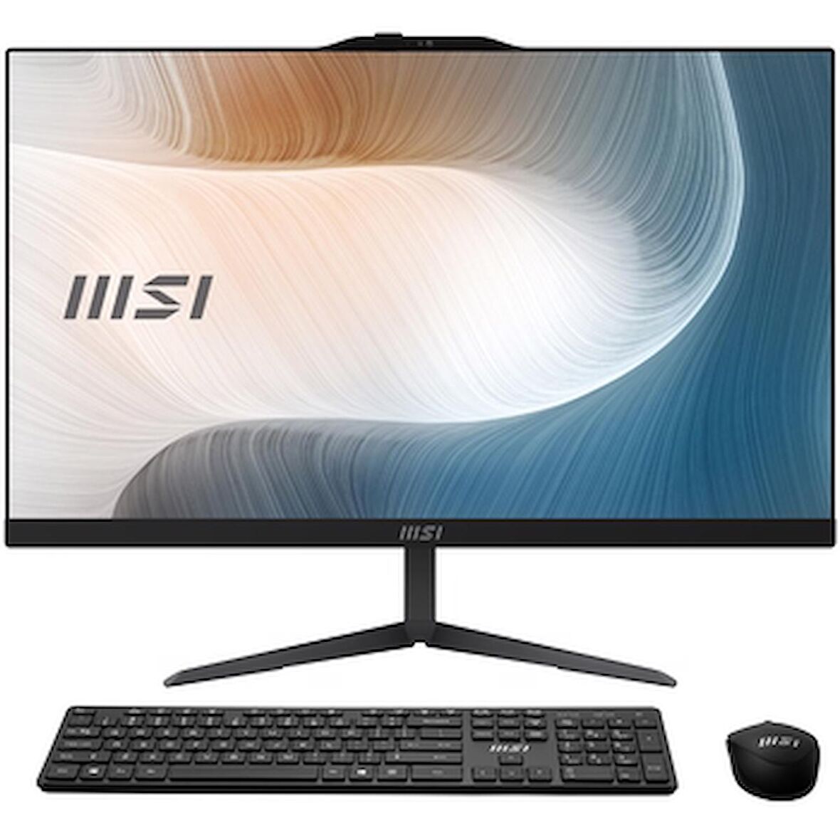 MSI MODERN AM242 12M-636XTR 23.8 LED 1920X1080 (FHD) I5-1235U 8GB DDR4 512GB SSD DOS SIYAH AIO PC